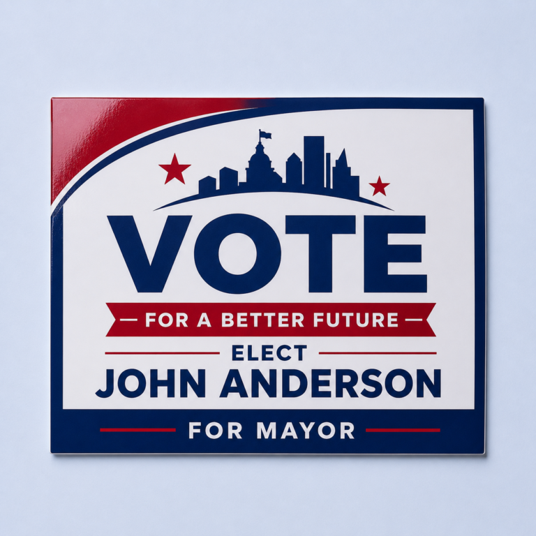 Campaign Stickers: custom sticker printing by Migo