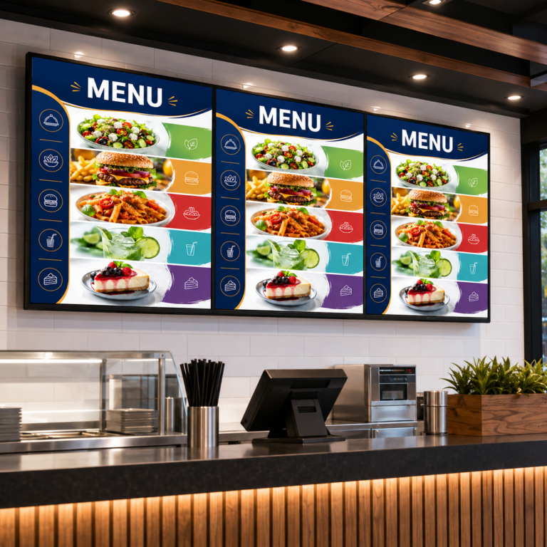 Digital / Screen Menus: restaurant marketing materials by Migo