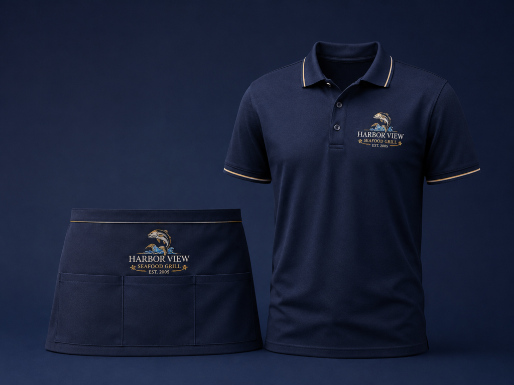 Embroidered apparel