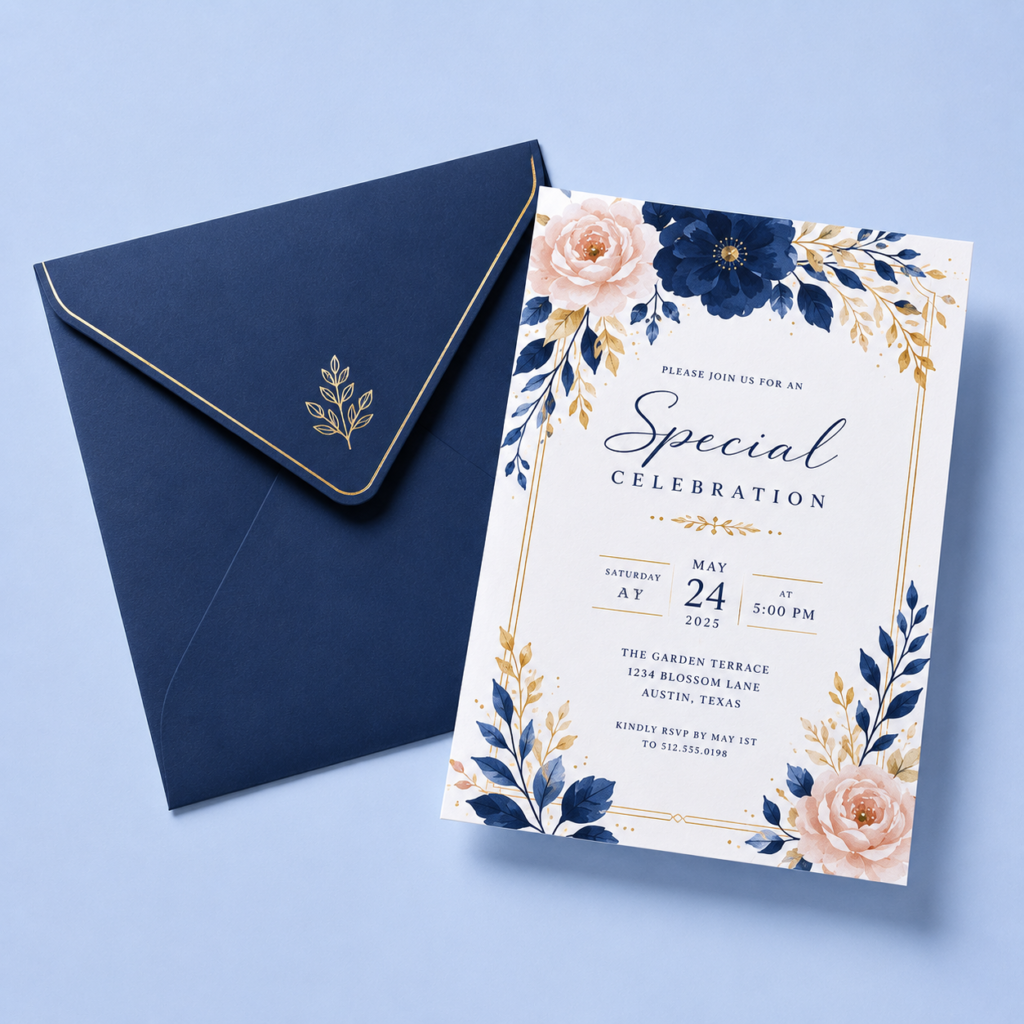 Custom invitations