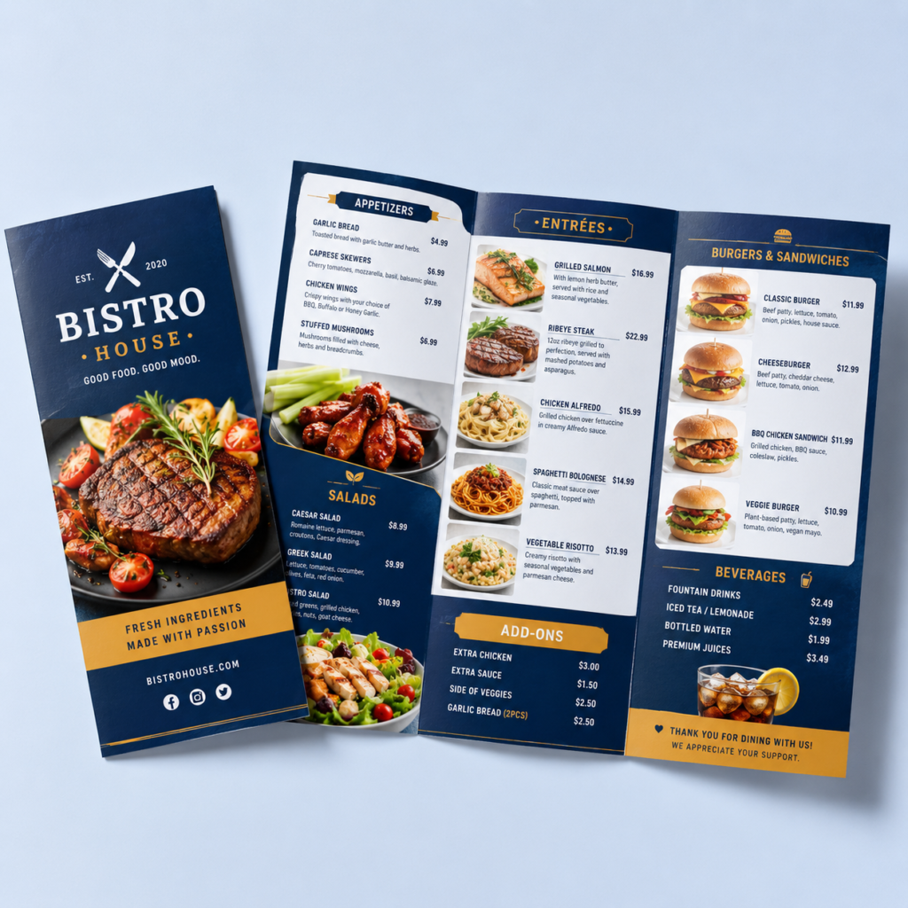 Restaurant printing