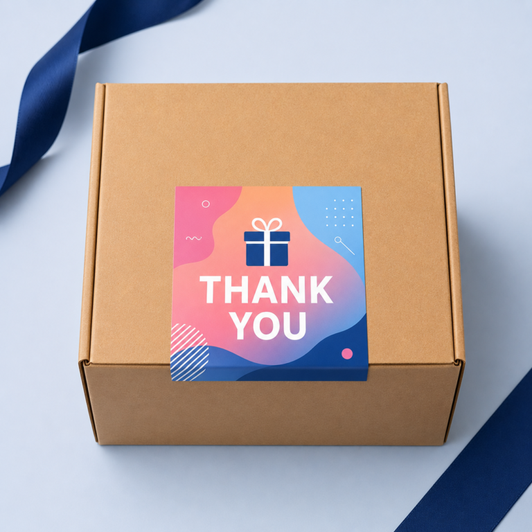 Packaging Stickers: custom sticker printing by Migo