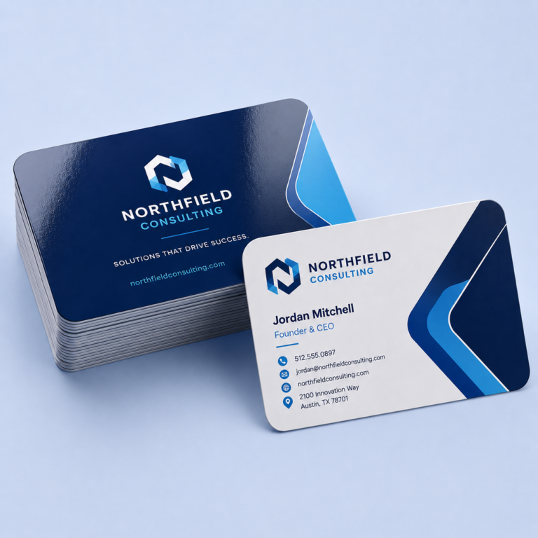 Business Cards: restaurant marketing materials by Migo