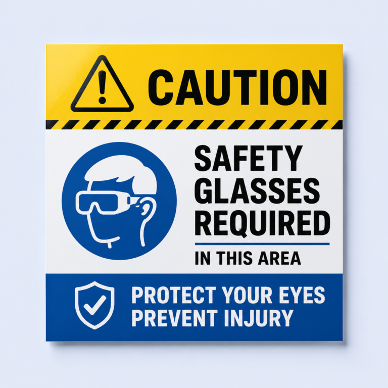 Safety & Warning Stickers: custom sticker printing by Migo