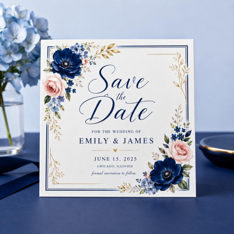Save the Date Cards: custom marketing materials by Migo