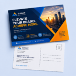 Custom postcards printed in full color on thick 16 Pt gloss stock